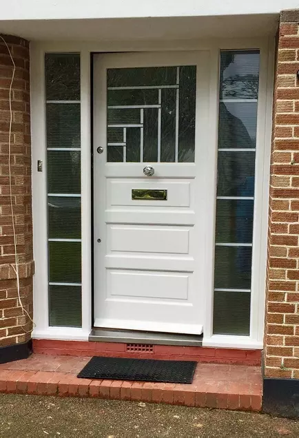 Hardwood front door, Worthing, West Sussex